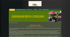 Desktop Screenshot of hebergement-motard.org